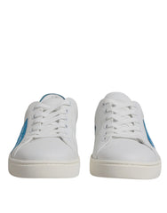 Dolce & Gabbana White London Calf Leather Sneakers Shoes - EU37/US7 - Sneakers