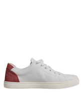 Dolce & Gabbana White London Calf Leather Sneakers Shoes - EU38/US7.5 - Sneakers