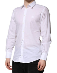 Dolce & Gabbana White MARTINI Long Sleeves Men Formal Shirt - IT39 | S - Shirts