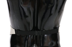 Dolce & Gabbana White Men Waist Belt 100% Silk Cummerbund - Traditional Clothing Accessories