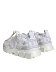 Dolce & Gabbana Biele sieťované tenisky Sorrento Trekking - EU36.5/US6