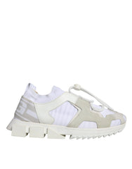 Dolce & Gabbana White Mesh Sorrento Trekking Sneakers Shoes - EU37/US6.5 - Sneakers