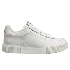 Dolce & Gabbana White Miami Leather Low Top Men Sneakers Shoes - EU40/US7 - Sneakers
