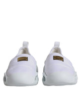 Dolce & Gabbana White Padded Fabric Low Top Sneakers Shoes - EU39/US8.5
