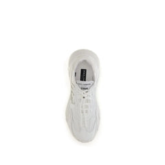 Dolce & Gabbana White Polyamide Athletic Sneakers - EU42.5/US9.5