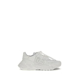 Dolce & Gabbana White Polyamide Athletic Sneakers - EU42.5/US9.5