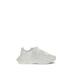 Dolce & Gabbana White Polyamide Athletic Sneakers - EU42.5/US9.5