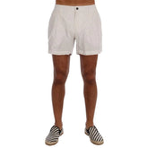 Dolce & Gabbana White Polyester Short And Mini Shorts - S