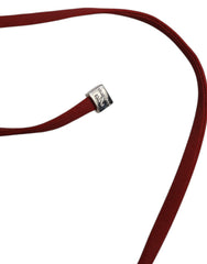 Dolce & Gabbana White Red Polka Dot Floral Print Triangle - IT4 | L - Swimwear Tops