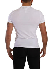 Dolce & Gabbana White Round Neck Cotton Stretch T-shirt Underwear - IT3 | XS - Men’s Undershirts