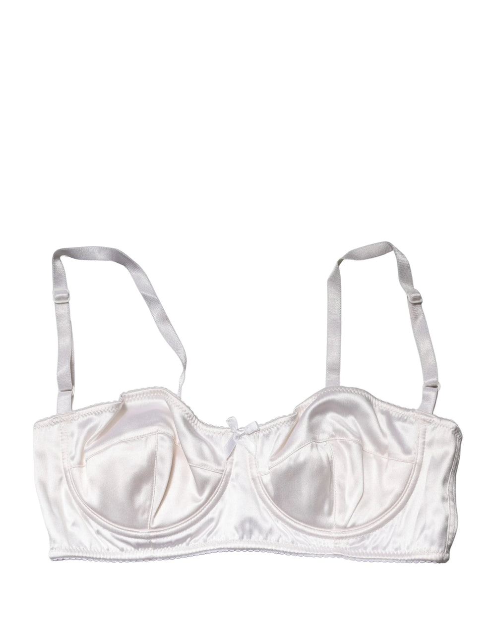 Dolce & Gabbana White Semi-Pad Underwire Balconette Bra Underwear - IT2 | S