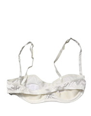 Dolce & Gabbana White Semi-Pad Underwire Balconette Underwear - IT2 | S