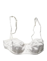 Dolce & Gabbana White Semi-Pad Underwire Balconette Underwear - IT2 | S