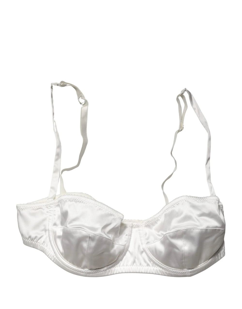 Dolce & Gabbana White Semi-Pad Underwire Balconette Underwear - IT2 | S
