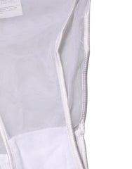 Dolce & Gabbana White Sheer Silk Stretch High Brief Underwear - IT2 | S