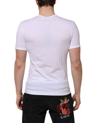 Dolce & Gabbana White Short Sleeves V-neck Underwear T-shirt - IT3 | XS - T-Shirts