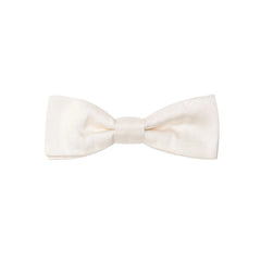 Dolce & Gabbana White Silk Bowty - One Size - Neckties