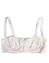 Dolce & Gabbana White Silk Underwired Balconette Bra Underwear - IT4 | L - Bras