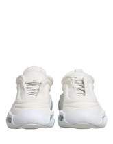 Dolce & Gabbana White Slip On Wave Low Top Sneakers Shoes - Sneakers