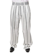 Dolce & Gabbana White Straight Formal Dress Pants - IT50 | L - Trousers