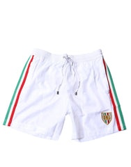 Dolce & Gabbana White Stripes Beachwear Shorts 2 Pc Swimwear - IT4 | S - Swim Boxers