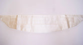 Dolce & Gabbana White Waist Tuxedo Smoking Belt Cummerbund - Sashes