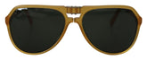 Dolce & Gabbana Yellow Acetate Black Lens Aviator DG4196 Sunglasses - Sunglasses