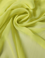 Dolce & Gabbana Yellow Green Silk Sash Foulard Stole 270cm x 120cm Scarf