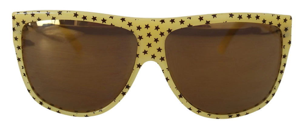 Dolce & Gabbana Yellow Stars Acetate Square Shades DG4125 Sunglasses - Sunglasses