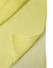 Dolce & Gabbana Yellow Stole Silk Neck Wrap Shawl Men Scarf