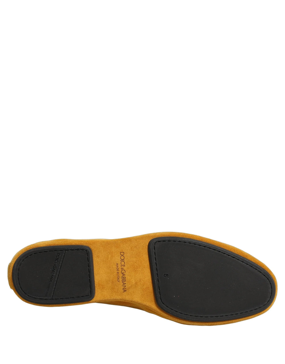 Dolce & Gabbana gule fløjl DG hjerte loafers - EU42/US9