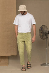 Don The Fuller Green Cotton Men Jeans - 36 - Cargo Pants