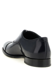Doucal’s Black Lamb Leather Oxfords And Derbies