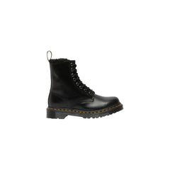 Dr. Martens Black Leather Lace-Up Boots - Csizmák