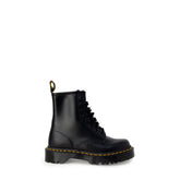 Dr. Martens Black Leather Lace-Up Boots - EU36/US6