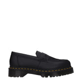 Dr. Martens Black Leather Slip-On Loafers - EU40/US7 - Flats
