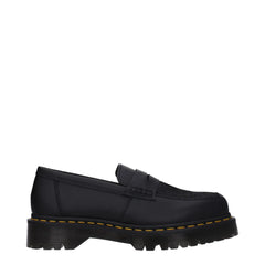 Dr. Martens Black Leather Slip-On Loafers - EU40/US7 - Flats