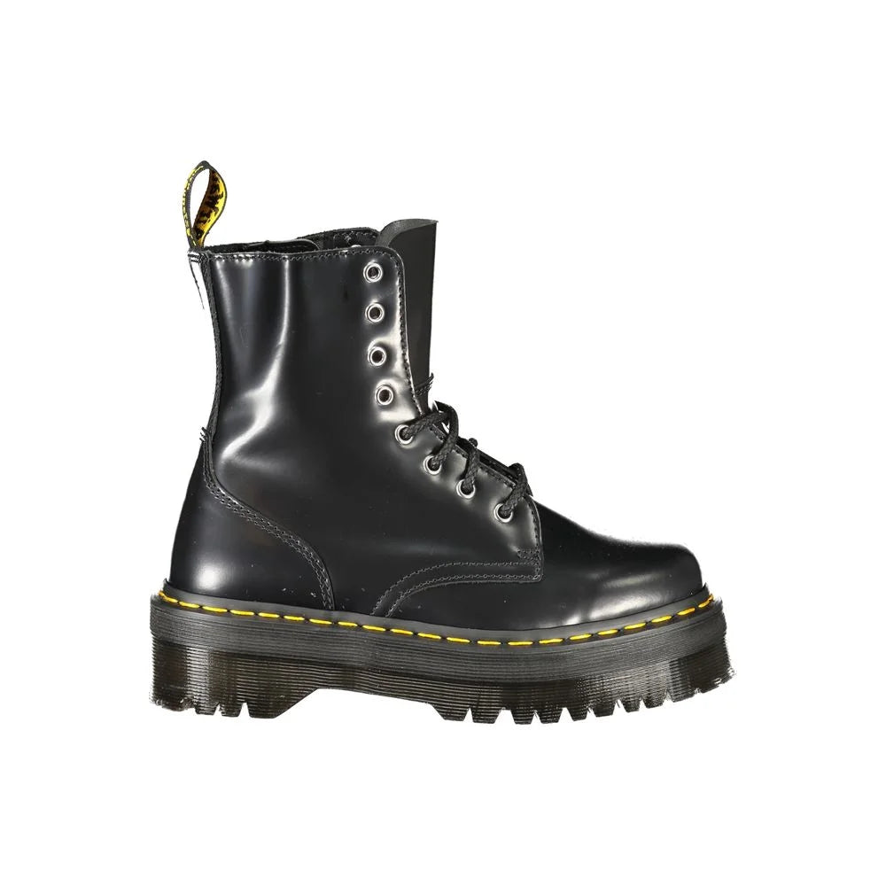 Dr. Martens Black Leather Unisex Ankle Boot - Boots
