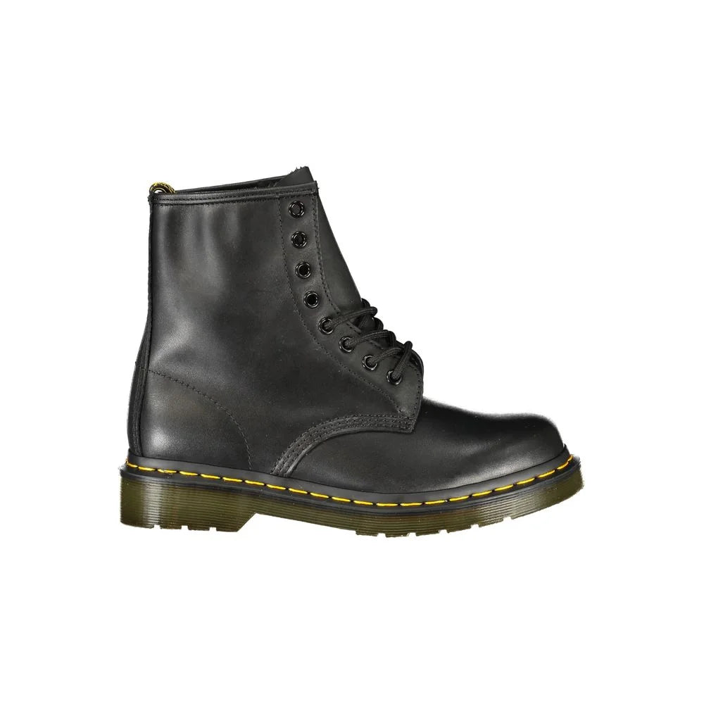 Dr. Martens Black Polyester Ankle - Boots