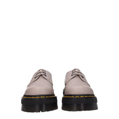 Dr. Martens Gray Leather Oxfords And Derbies - EU36/US6 - Flats