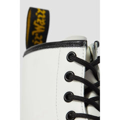 Dr. Martens White Leather Boot - Boots