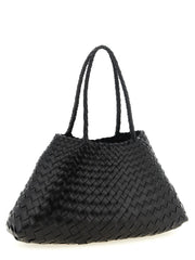 Dragon Diffusion Black Calfskin Shoulder Bag