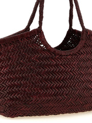 Dragon Diffusion Bordeaux Cowhide Shoulder Bag