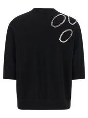 Dries Van Noten Black Merino Wool Cardigan - S