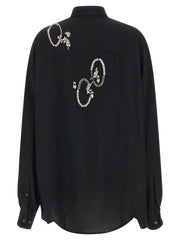 Dries Van Noten Black Polyester Blouse