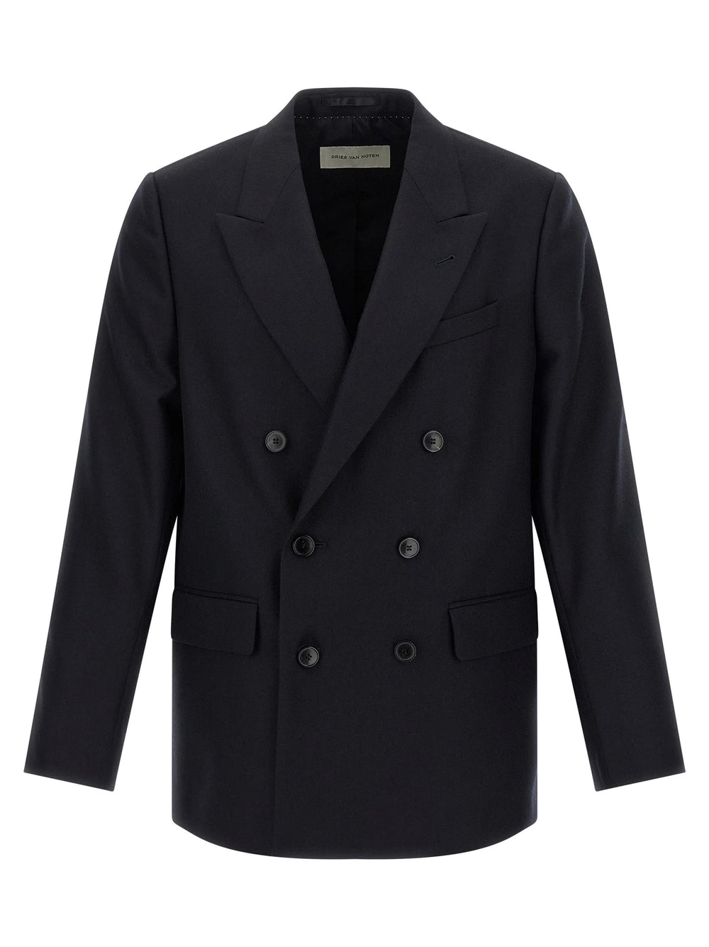 Dries Van Noten Blue Wool Blazer - 48 | M