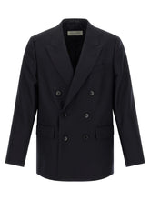 Dries Van Noten Blue Wool Blazer - 48 | M