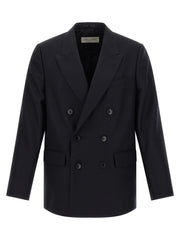 Dries Van Noten Blue Wool Blazer - 48 | M