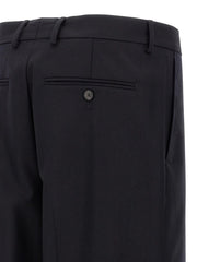 Dries Van Noten Blue Wool Dress Pants - IT50 | L