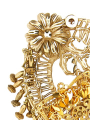 Dries Van Noten Gold Brass Broch